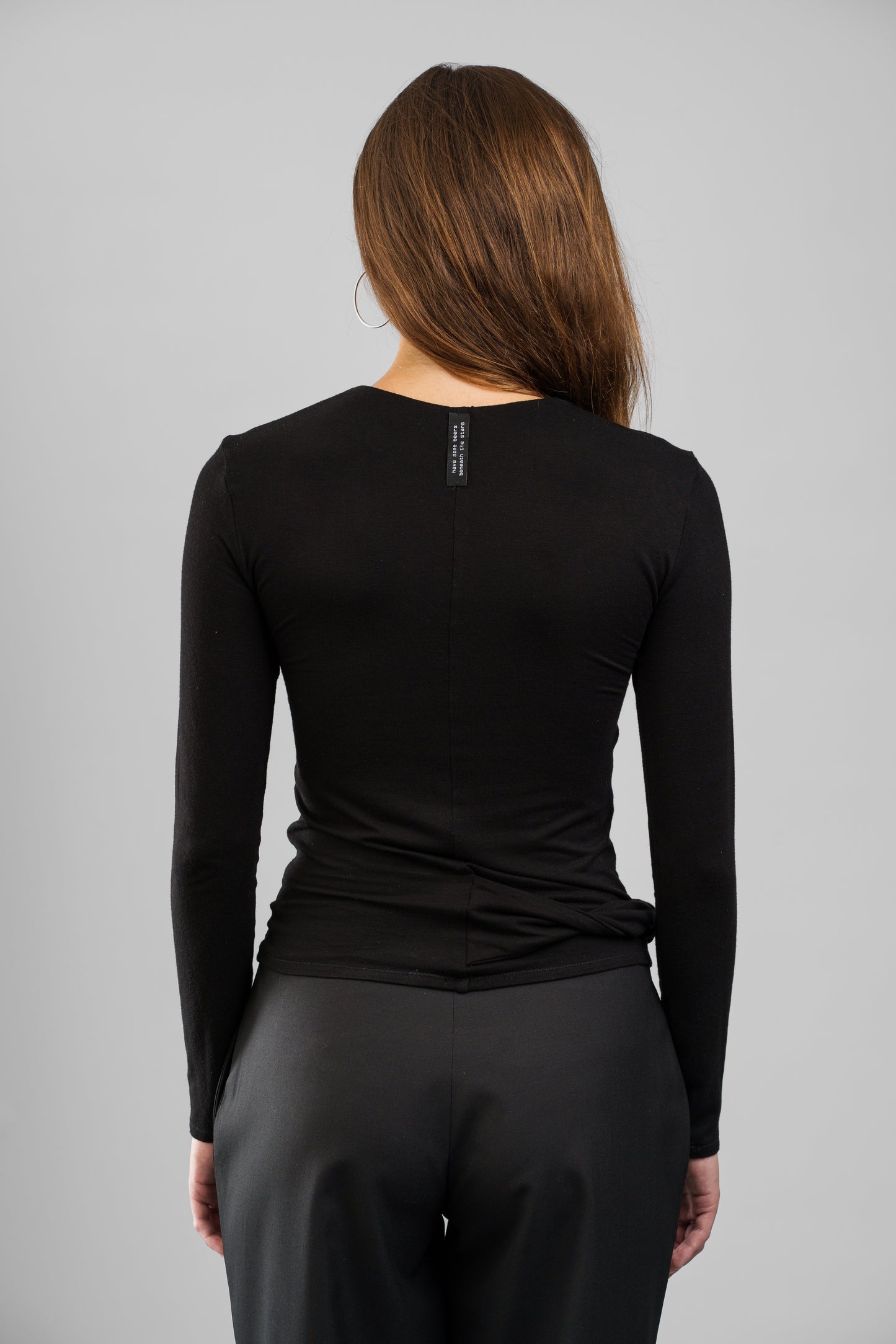 Jersey Oberteil mit Knotendetails